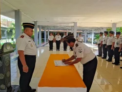 Lapas kelas 2A Warung Kiara MenggelarApel Pagi Dan Penandatanganan Komitmen Bersama Pembangunan Zona Integritas Tahun 2026