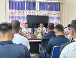 Beri Peringatan Tegas, Kalapas Luwuk Berikan Penguatan Tugas dan Fungsi Kepada Jajaran Pengamanan